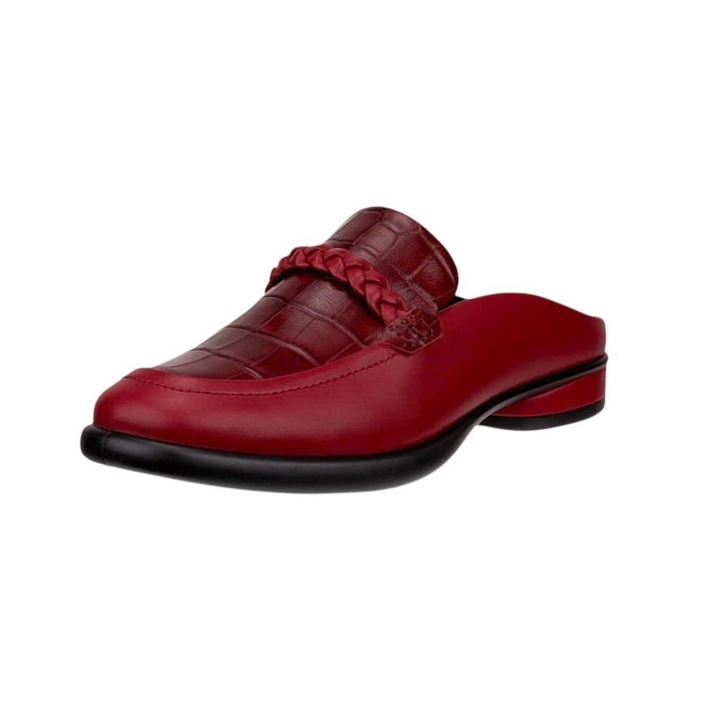 New Ecco Women's Sculpted Lx Leather Mule Red size EU41/ 10-10.5